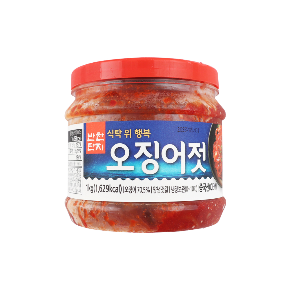 [반찬단지] 오징어젓 중국산 1kg (통)