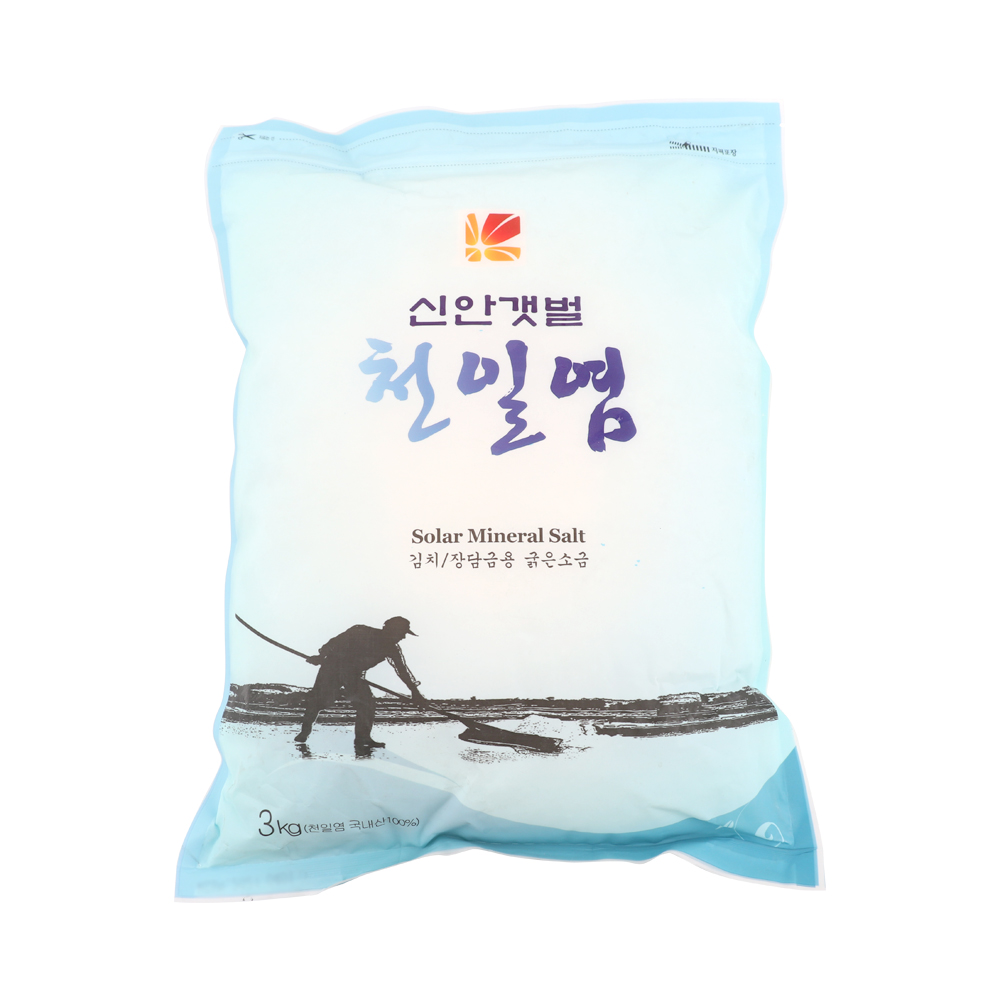 신안 갯벌 천일염 3kg 굵은소금
