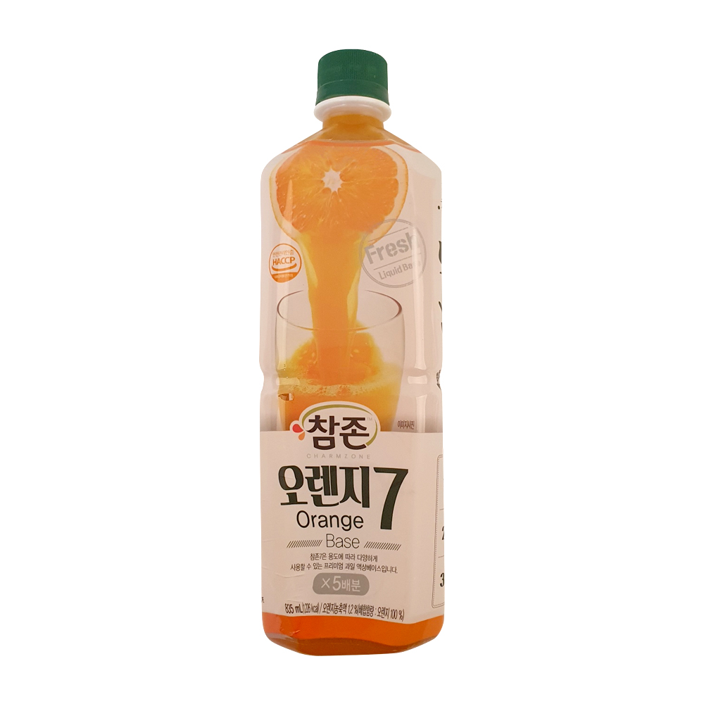 [참존식품] 참존 오렌지7 베이스 835ml (음료베이스)