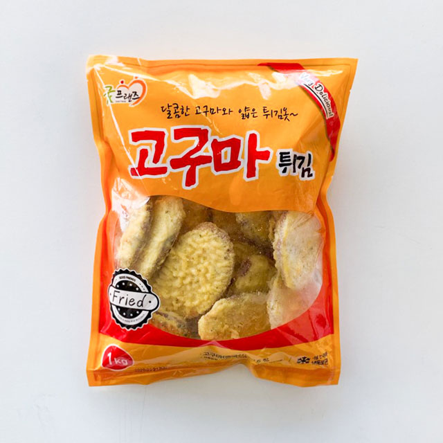 굿프랜즈 고구마튀김 1kg (냉동)