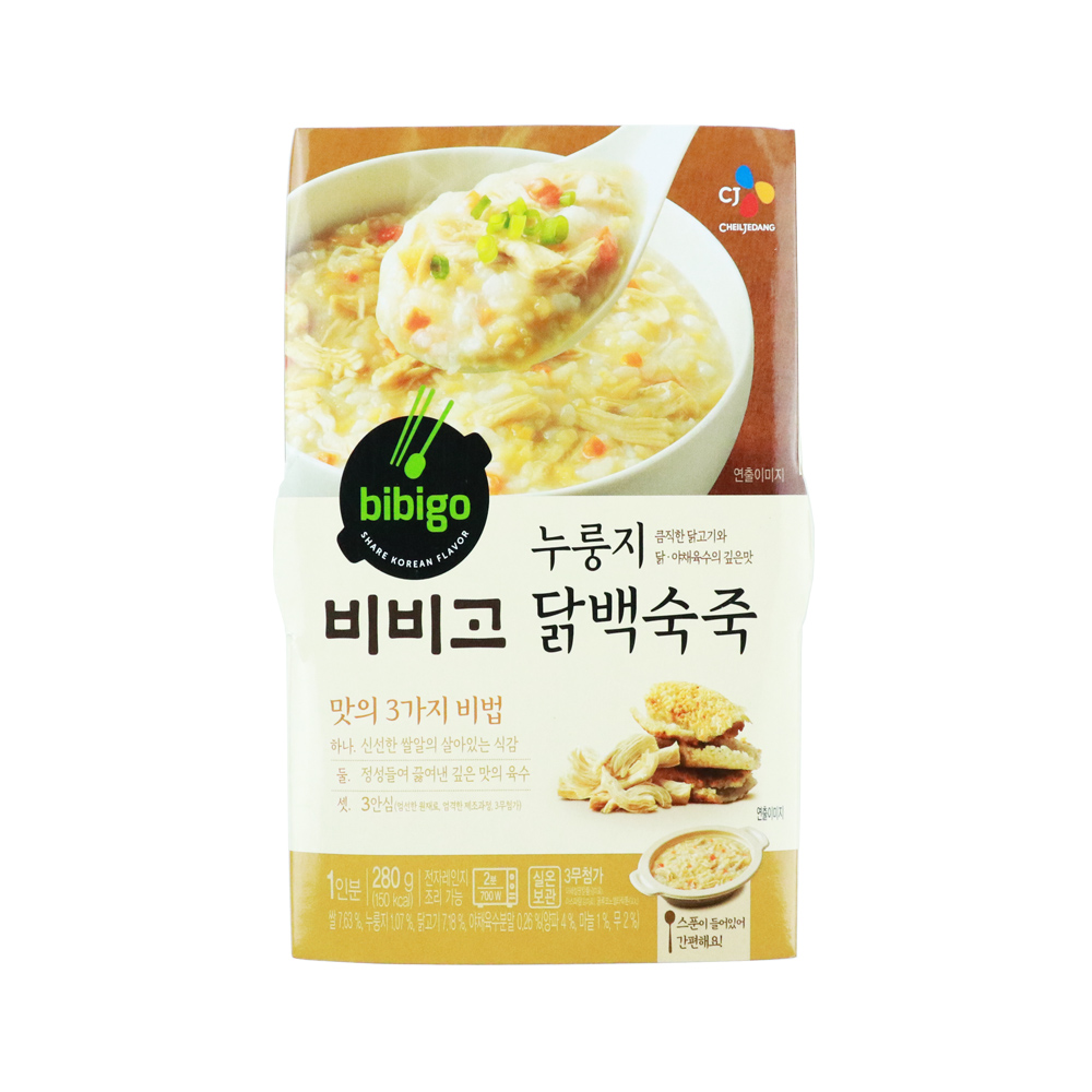 [비비고] 누룽지 닭백숙죽 280g